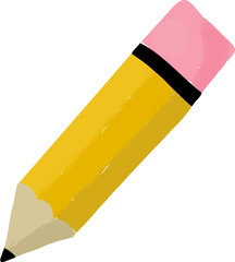 Pencil Illustration. Back to School