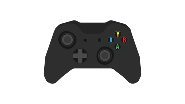 Level up your game design with this sleek controller graphic perfect for gaming projects websites and more