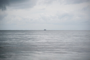 Small boats must leave the shore.