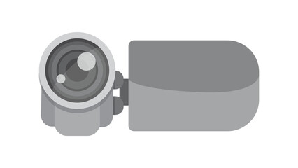 Sleek camcorder design ready to capture your memories  high definition video recording