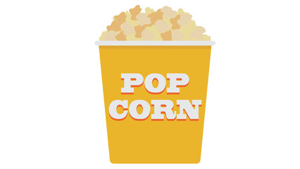 Buttery popcorn ready for movie night delicious snack time fun
