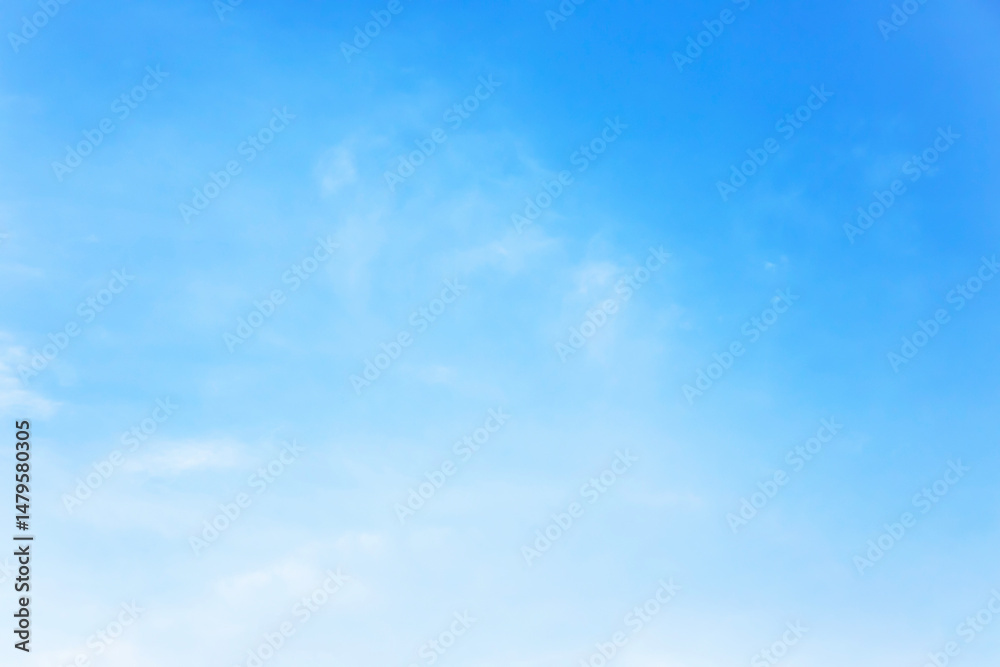 Canvas Prints fantastic soft white clouds against blue sky and copy space horizontal shape