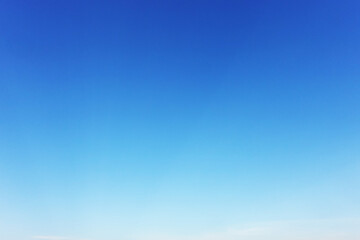 Clear blue sky background and empty space for your design.
