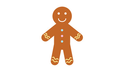 Sweet Gingerbread Man Holiday Cheer Festive Delightful Treat