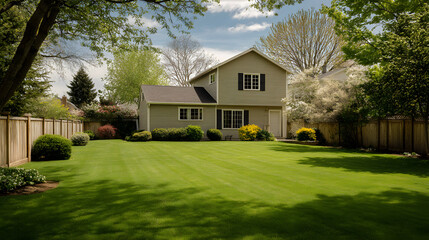 Suburban American Home Middle Class Residence Family House Residential Architecture Neighborhood Living Real Estate Property House Facade Exterior Design Homeownership Lifestyle Community Dwelling
