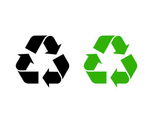 Fototapeta premium Recycle Symbols Vector Set, Recycling Arrows, symbol of ecology, naturalness, Eco Badges, and Sustainability Labels, purity on transparent background,.