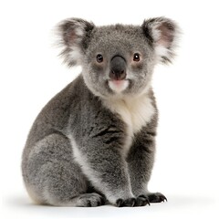 Naklejka premium Young Koala Phascolarctos Cinereus 14 Months Old