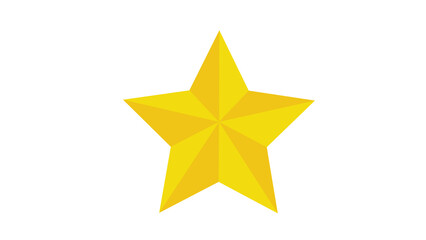 Golden star shining bright award symbol success celebration happiness