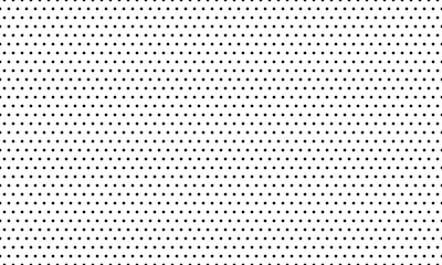 Minimalist black dot pattern on white background, creating a clean and seamless design. Ideal for textiles, digital graphics, packaging, or modern visual layouts.