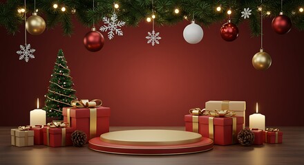 Crimson Yuletide Glow