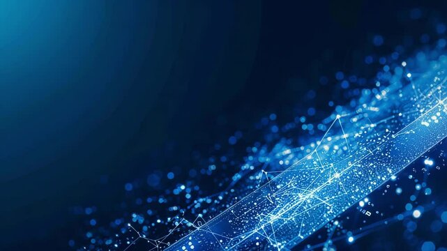 A dark blue background cybersecurity, Generative AI Videos.
