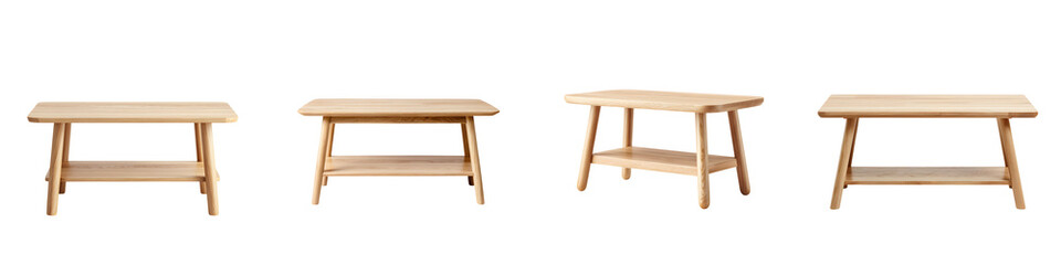 Versatile wooden coffee tables featuring modern design, multiple styles, and natural finishes, perfect for chic decor inspiration and contemporary living spaces