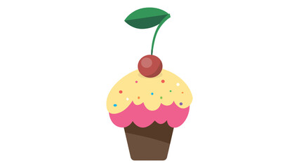 Sweet cupcake delightful treat perfect for celebrations enjoy this yummy artwork