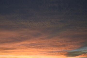 Sunset over the city. City of Phuket, Thailand. 