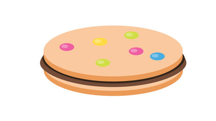 Delightful sweet cookie perfect for dessert delicious treat colorful sprinkles yummy snack