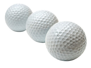golf ball isolated on transparent background