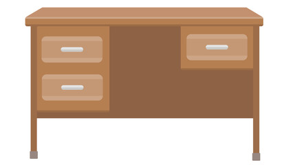 Classic wooden desk perfect for home office elegant design functional workspace