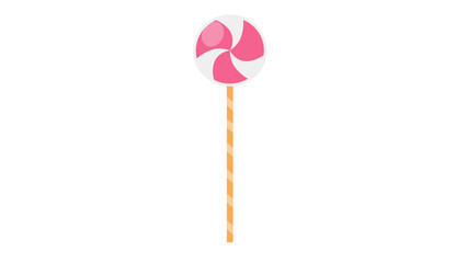 Sweet pink swirl lollipop candy treat delightful fun sugary deliciousness