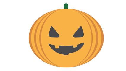 Spooky jack o lantern grin perfect for Halloween designs cute and festive