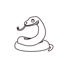 snake cute animal reptile vector green symbol sign icon emoji illustration