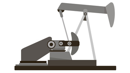 Powerful oil pump jack design industrial strength energy extraction symbol of progress and power