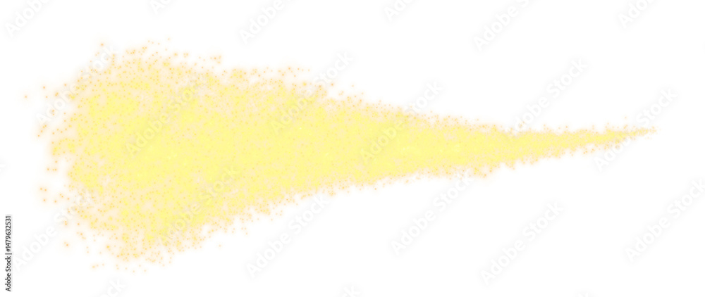 Poster glittering vector dust on a transparent background. golden sparkling lights. christmas holiday glow 
