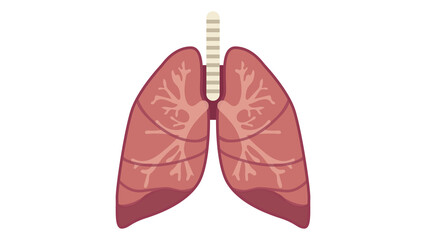 Healthy human lungs vital organ breathing life essential wellness powerful image