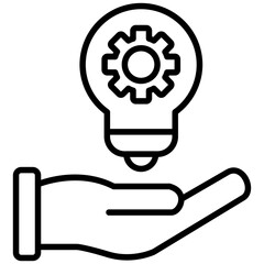 Business Intelligence Icon Data-Driven Decision Symbol