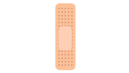 Adhesive bandage simple design perfect for healthcare projects soothing colors cute illustration