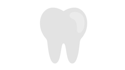 Sparkling Clean Healthy Tooth Icon Perfect for Dental Designs