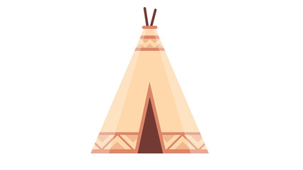Native American Teepee design ancient dwelling heritage symbol peace