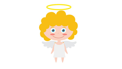 Adorable cherub angel heavenly sweet innocence purity joy happiness delight