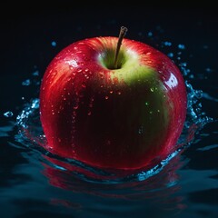 apple and water