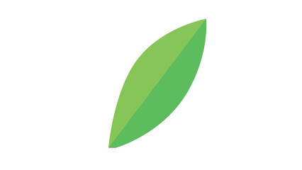 Vibrant green leaf design element nature inspired graphic fresh spring foliage