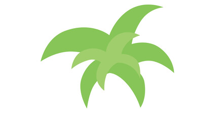 Lush vibrant palm tree graphic perfect for summer designs tropical vibes guaranteed