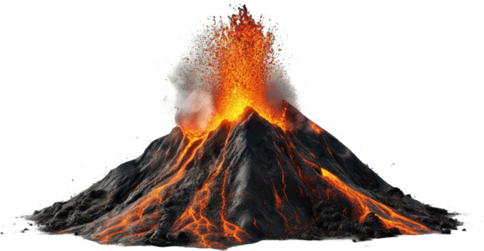 Powerful Volcanic Eruption