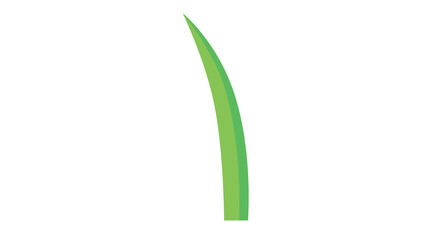 Vibrant green grass blade nature beauty design element spring freshness