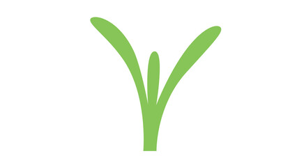 Vibrant green sprout symbolizes growth new life nature awakening spring freshness