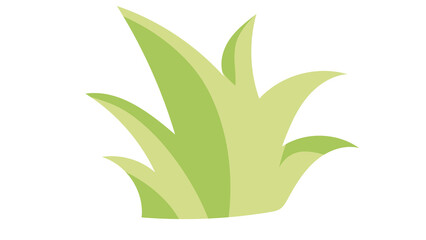 Vibrant green grass illustration perfect for nature scenes adding a touch of freshness and life