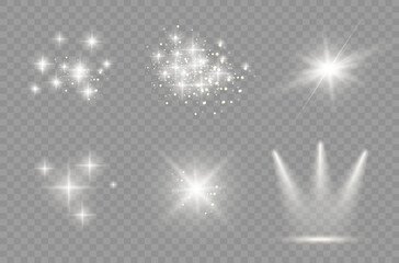 Lens flare with golden spark and camera glow effect magic radial light sparkle aura flash speed...