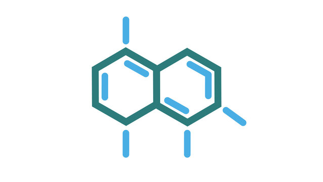 Mesitylene molecule vibrant design stunning structure captivating science illustration