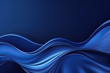 Naklejka premium Modern Fluid Gradient Dark Sapphire Blue Background for Innovative Visual Design