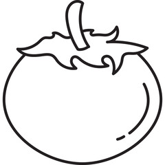 Fototapeta premium Vegetable Line Icon