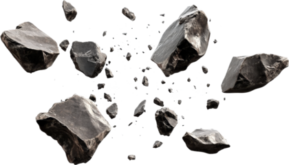 Shattered Rocks in Space