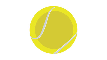 Vibrant tennis ball ready for a thrilling game exciting sports action