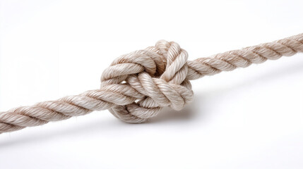 Fototapeta premium Professional Bond Visualized with Marine Rope Tie