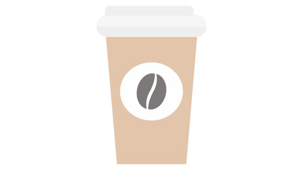 Perfect morning coffee in a takeaway cup warmth and comfort in every sip