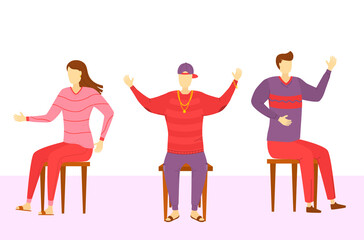 Meeting room with group collaboration silhouette woman chair plant digital artwork creativity teamwork project strategy working together diversity interaction design productivity casual attire office
