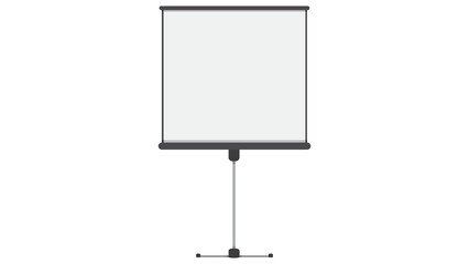 Blank projector screen ready for your amazing presentation ideas now