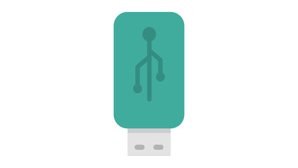 Modern USB drive icon design sleek and stylish technology for data storage